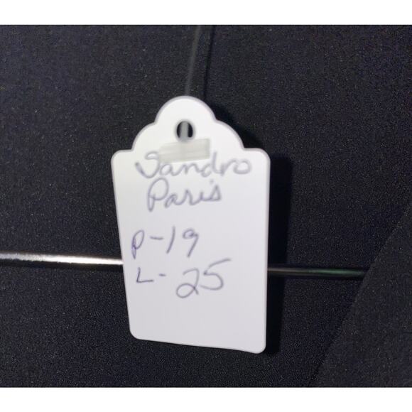 Vintage Y2K Sandro Paris Silk/Rayon Shirt Floral Print Button Up Blouse XS - Picture 8 of 8